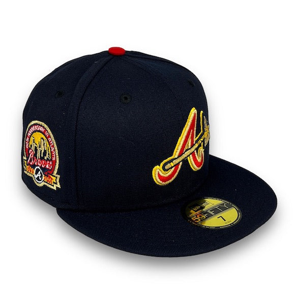 Braves 40th Anniversary 59FIFTY New Era Navy Fitted Hat – USA CAP KING