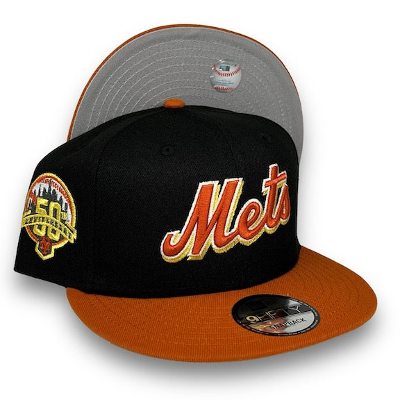 Black and orange mets hat best sale