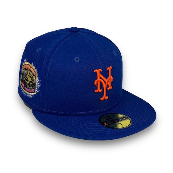 Green New York Mets Orange Bottom 1969 World Series Side Patch New Era 59FIFTY Fitted 7 1/8