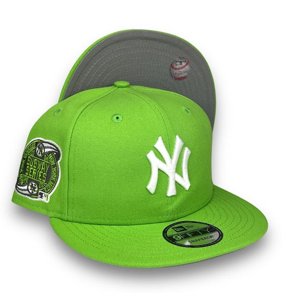 Yankees 00 SS New Era 9FIFTY Lime Green Snapback Hat