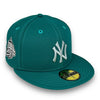 Yankees 99 WS 59FIFTY New Era Northwest Green Fitted Hat