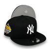 Yankees 99 WS 9FIFTY New Era Black Snapback Hat Grey Bottom