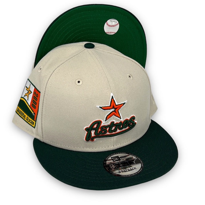 Sky Blue Houston Astros Black Trucker Green Bottom Astros Baseball Side Patch New Era Snapback