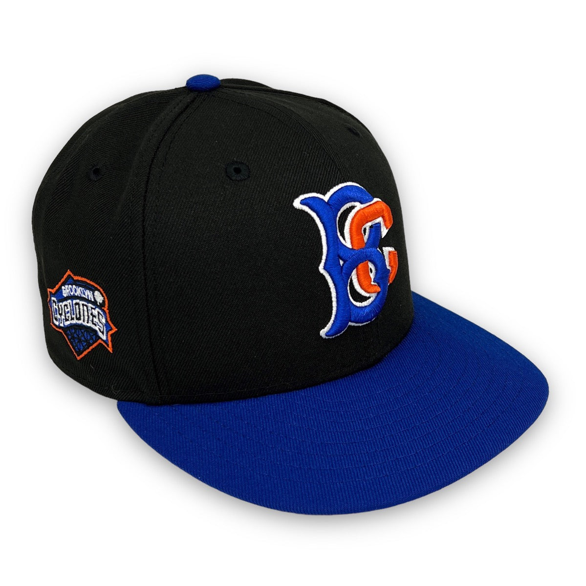 Black Brooklyn Cyclones Custom 59fifty New Era Fitted Hat – Sports