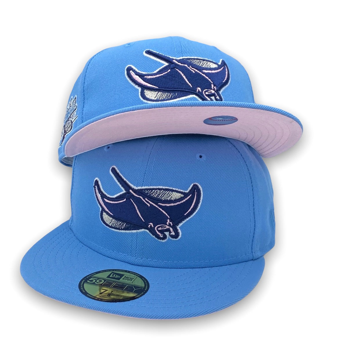 Cotton Candy Coll. Tampa Bay Rays 98 IS. New Era 59FIFTY Sky Blue