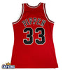 Chicago Bulls #33 Pippen 1997-98 NBA Mitchell & Ness Red Authentic Jersey - USA CAP KING