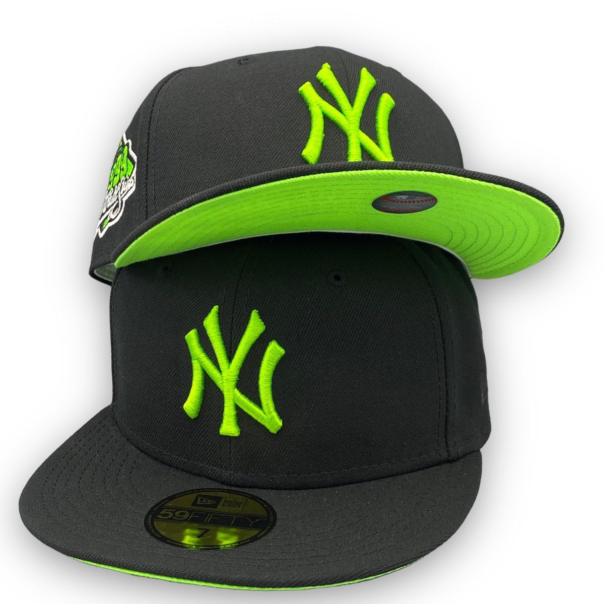 fitted hats green