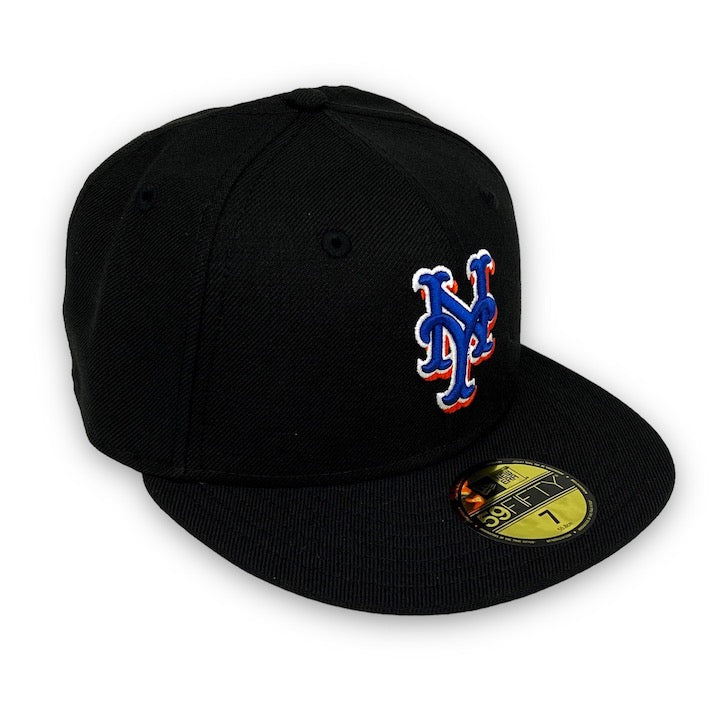 New York Mets New Era Authentic Collection On-Field 59FIFTY Fitted Hat - Black 7 3/8