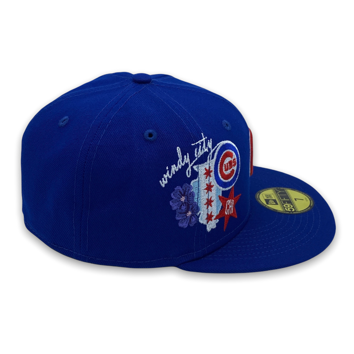 Sky Blue Chicago Cubs New Era Custom 59Fifty Fitted Hat – Sports