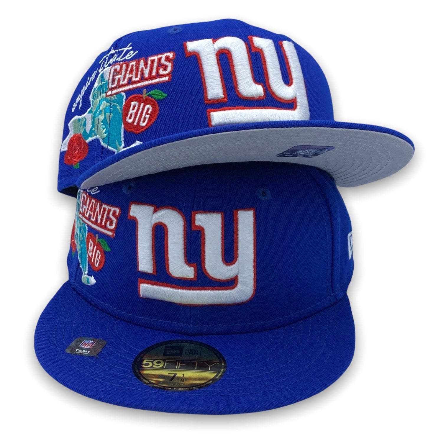 NY Giants City Cluster Coll. New Era 59FIFTY Fitted Blue Hat – USA