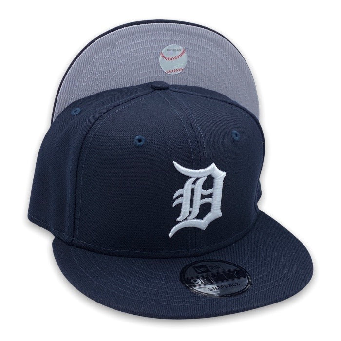 Detroit Tigers New Era Basic 9Fifty Snapback Hat - Navy