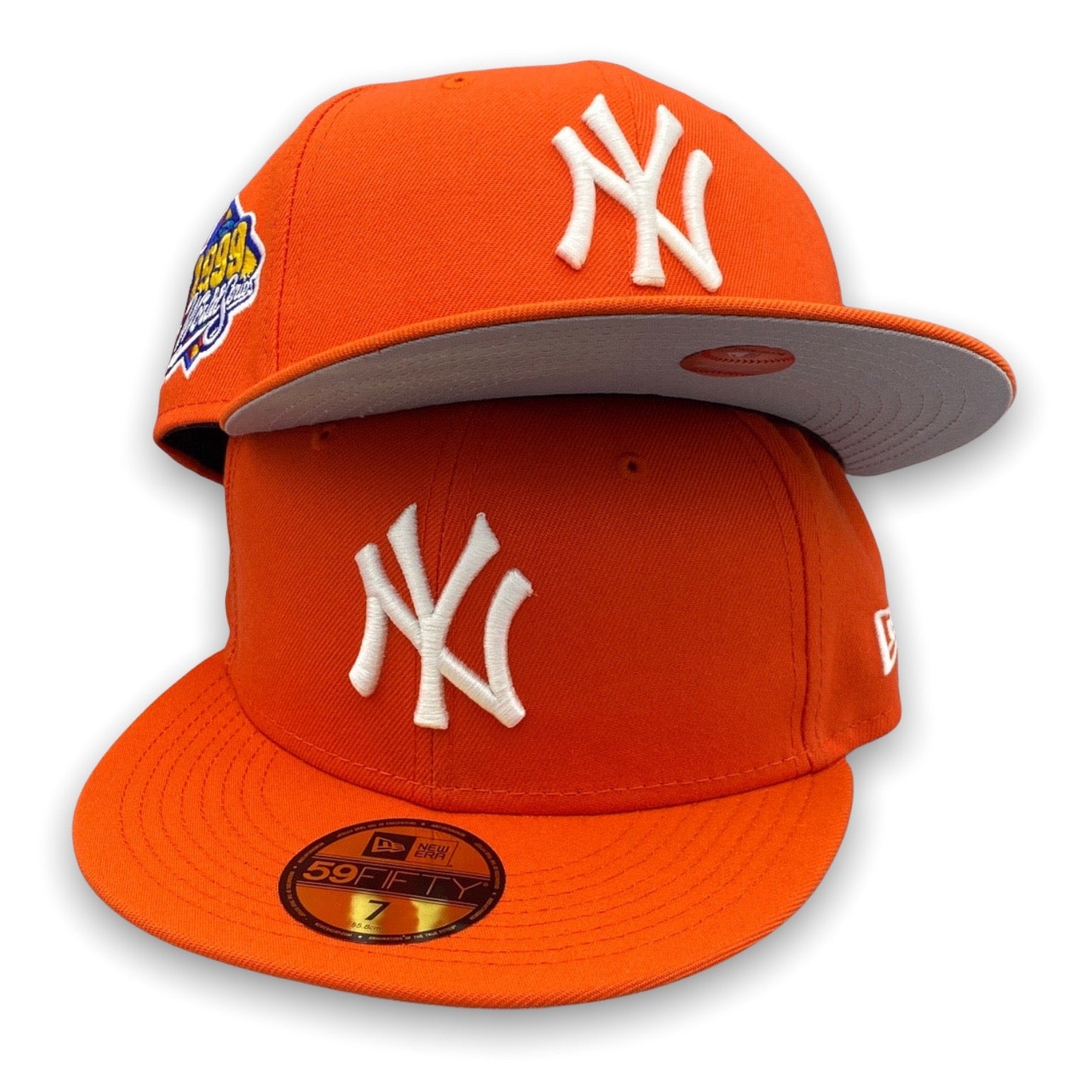 Orange fitted hats Clearance