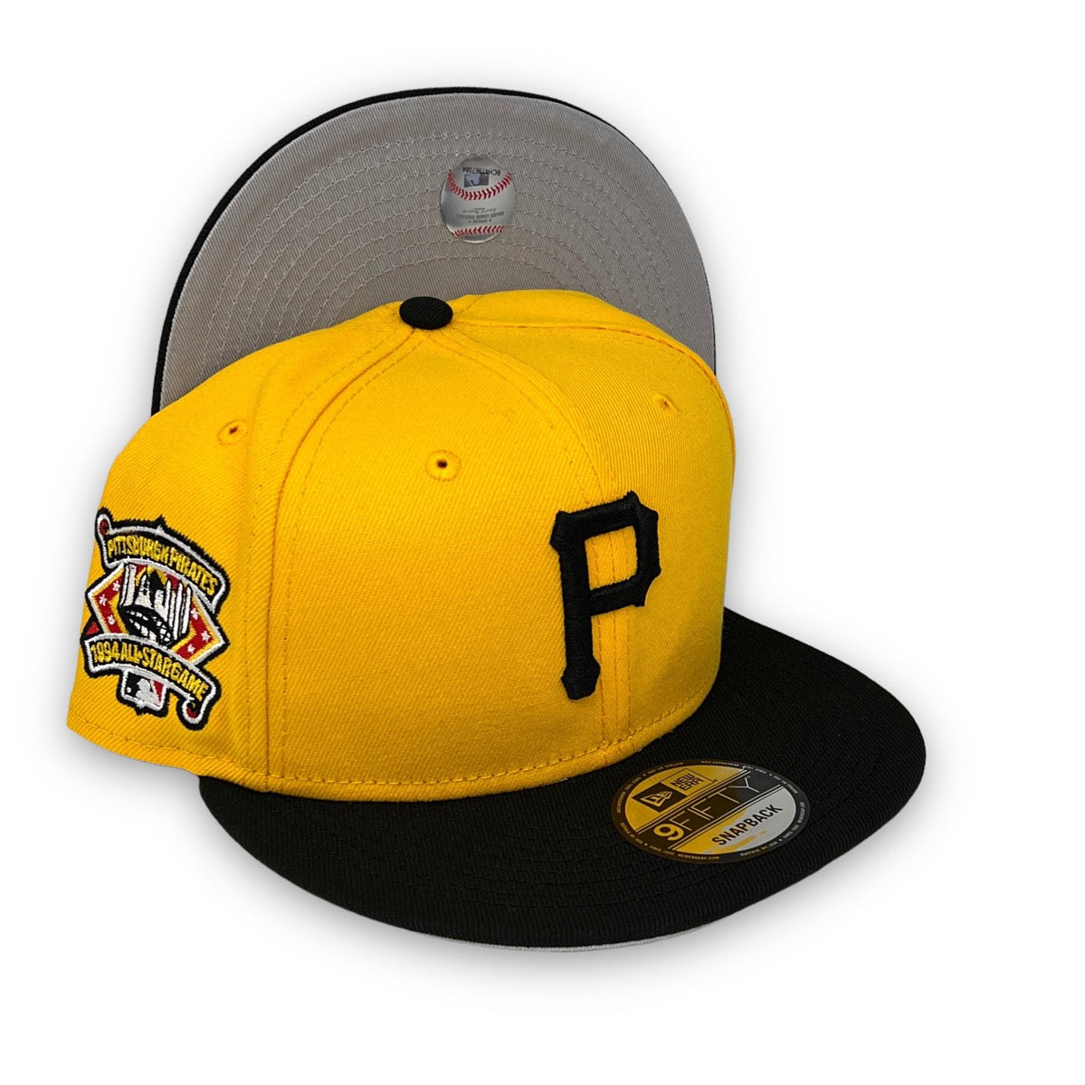 Pittsburgh Pirates New Era Snapback 9Fifty Yellow Black