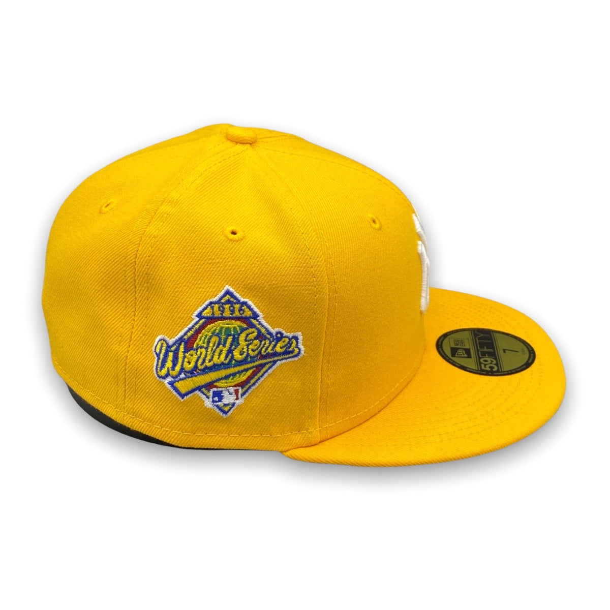 NY Yankees Basic New Era 59FIFTY Yellow Fitted Hat – USA CAP KING