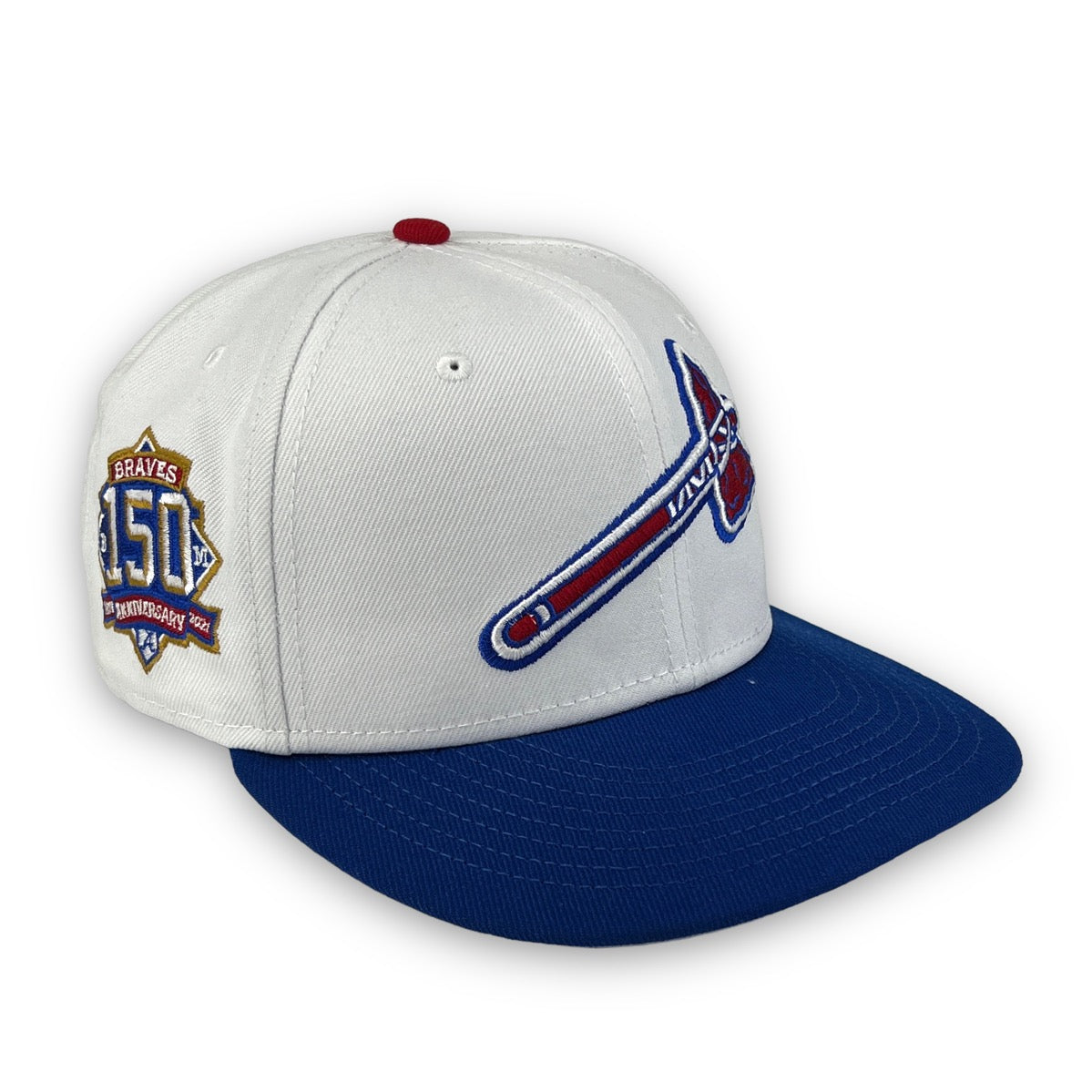 White Dome Braves 150th Anni. 59FIFTY New Era White & Blue Fitted