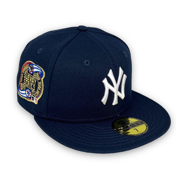 Red New York Yankees Icy Blue Bottom 2009 World Series Side Patch New Era  59Fifty Fitted Hat