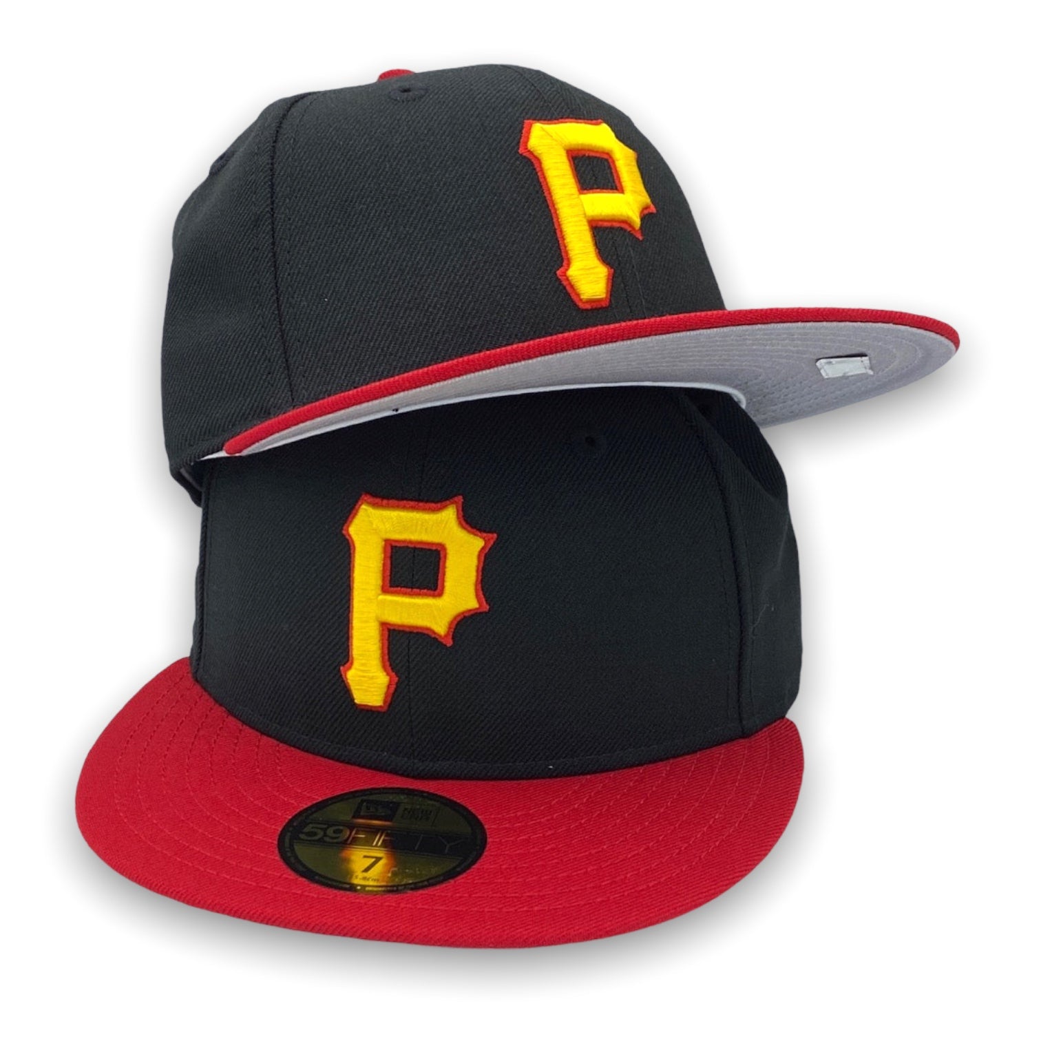 New Pittsburgh Pirates Red And BLACK Baseball Hat MLB Genuine