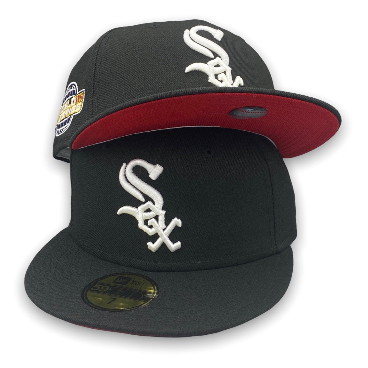 Stun bezig berekenen Chicago White Sox 2005 WS New Era Fitted Black Hat Red Bottom – USA CAP KING