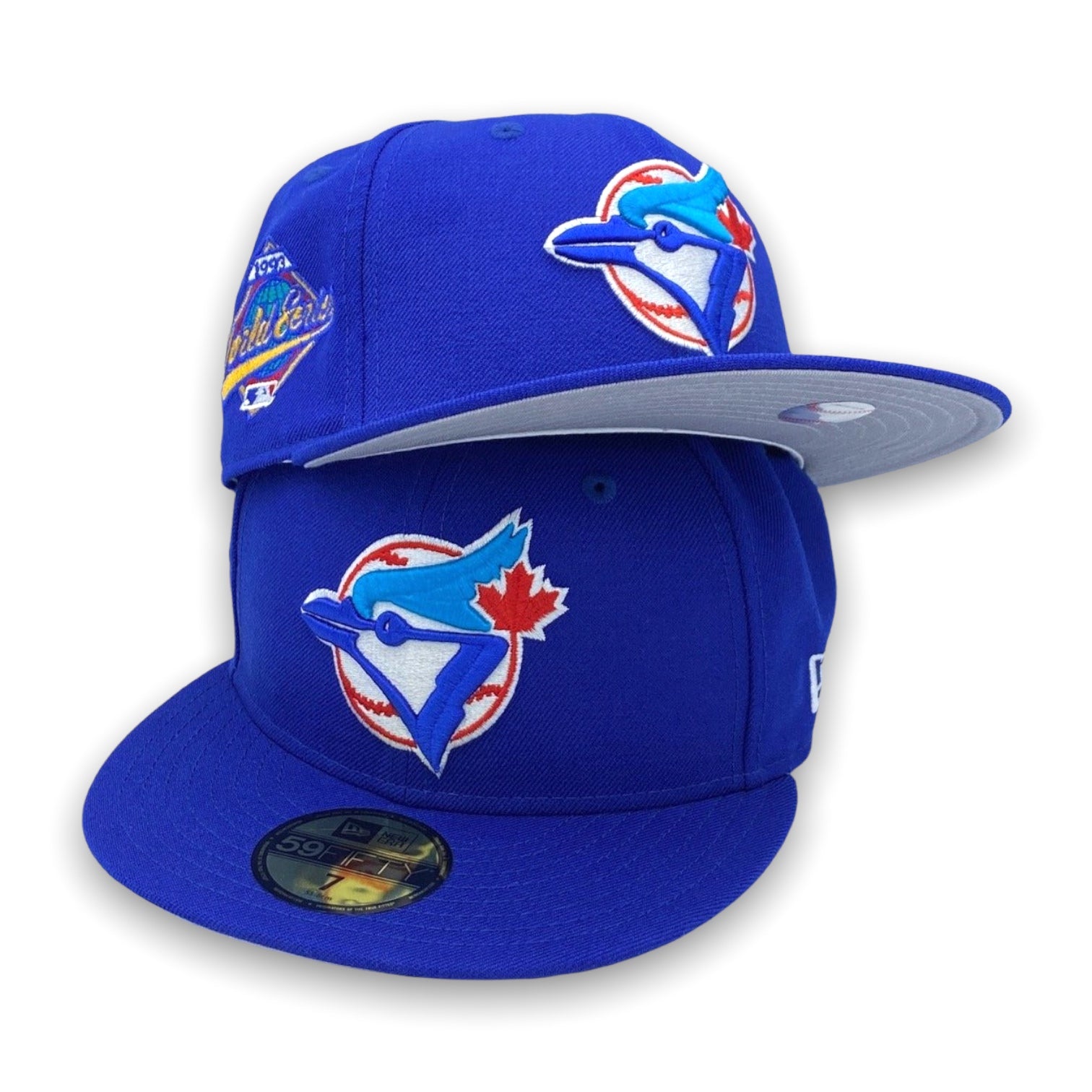 Toronto Blue Jays New Era 1993 World Series Red Undervisor 59FIFTY Fitted  Hat - Pink