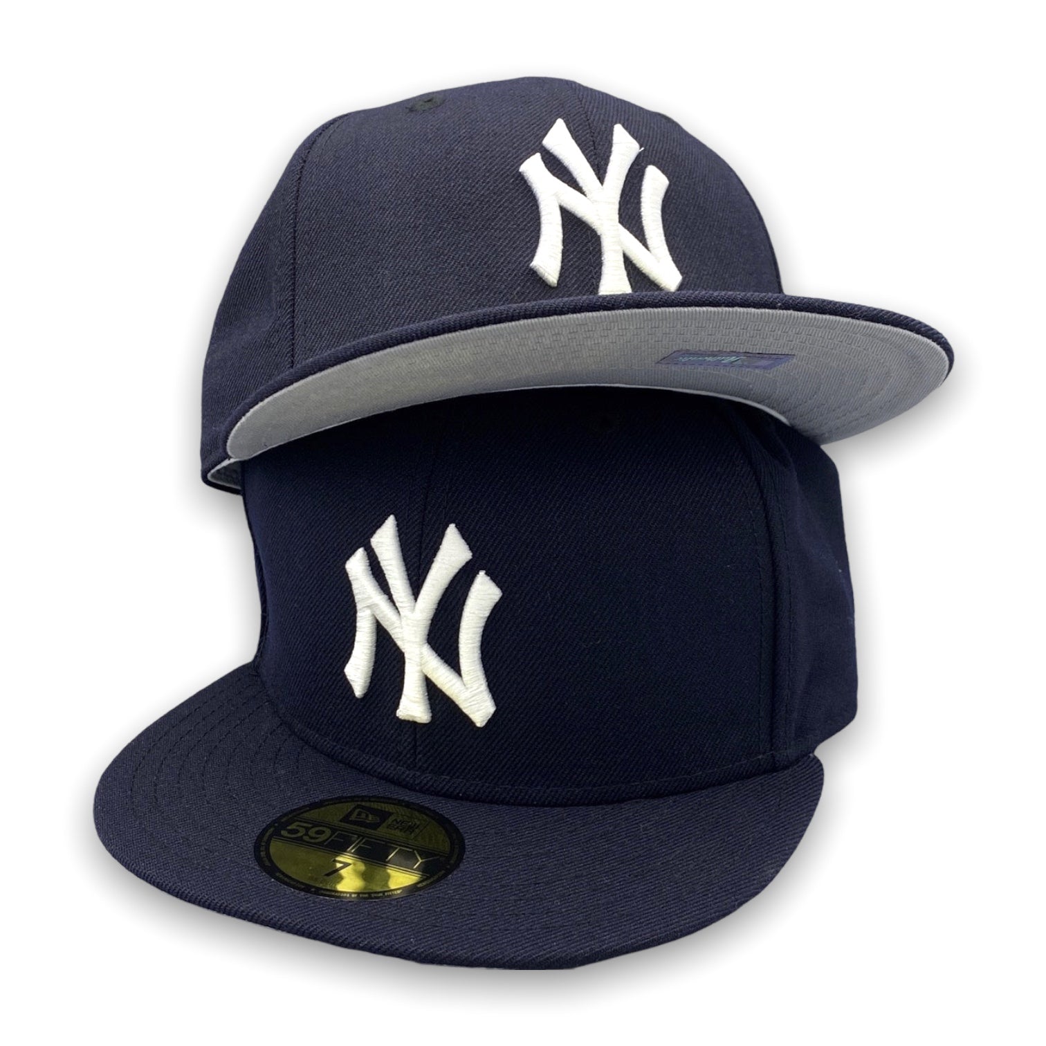 New york yankees navy blue fitted hat Outlet