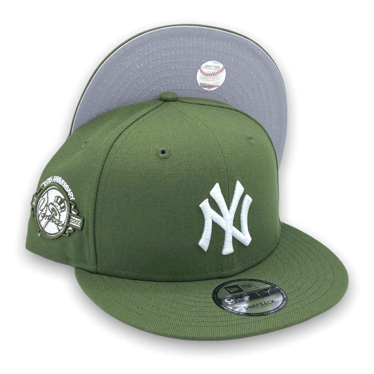 New York Yankees Botanical 100th Anniversary Botanical Side Patch Gree –  Sports Town USA