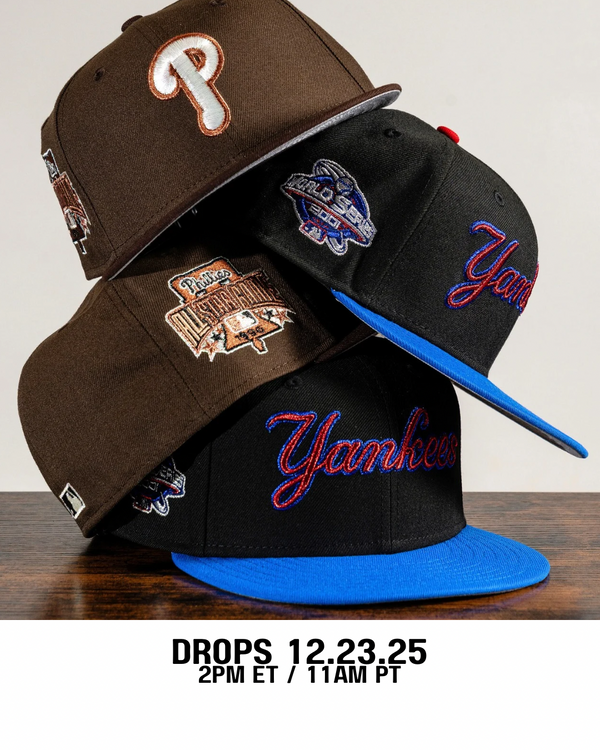 BEANS VS KISS PHILLIES AND YANKEES FITTED HAT