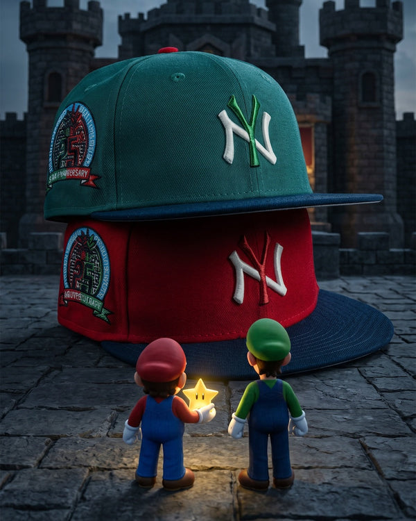 Mario & Luigi NY Yankees 25th 59FIFTY New Era Hat