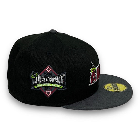 Anaheim Angels ASG 59FIFTY New Era Black & Graphite Hat