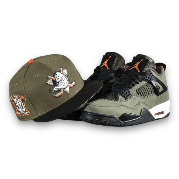 Anaheim Ducks 30th 59FIFTY Olive & Black New Era Hat