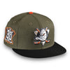Anaheim Ducks 30th 59FIFTY Olive & Black New Era Hat