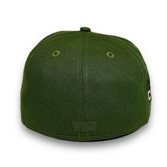 Angels 20th 59FIFTY New Era Alpine Green Fitted Hat Pink Bottom