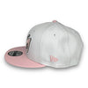 Angels 50th New Era 9FIFTY White & Pink Snapback Hat