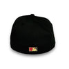 Anaheim Angels 50th 59FIFTY New Era Black Hat Red UV