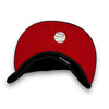 Anaheim Angels 50th 59FIFTY New Era Black Hat Red UV