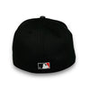 Angels 50th 59FIFTY New Era Black & Graphite Hat Red UV