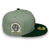 Angels 50th 59FIFTY New Era Everest Green & Pine Green Fitted Hat
