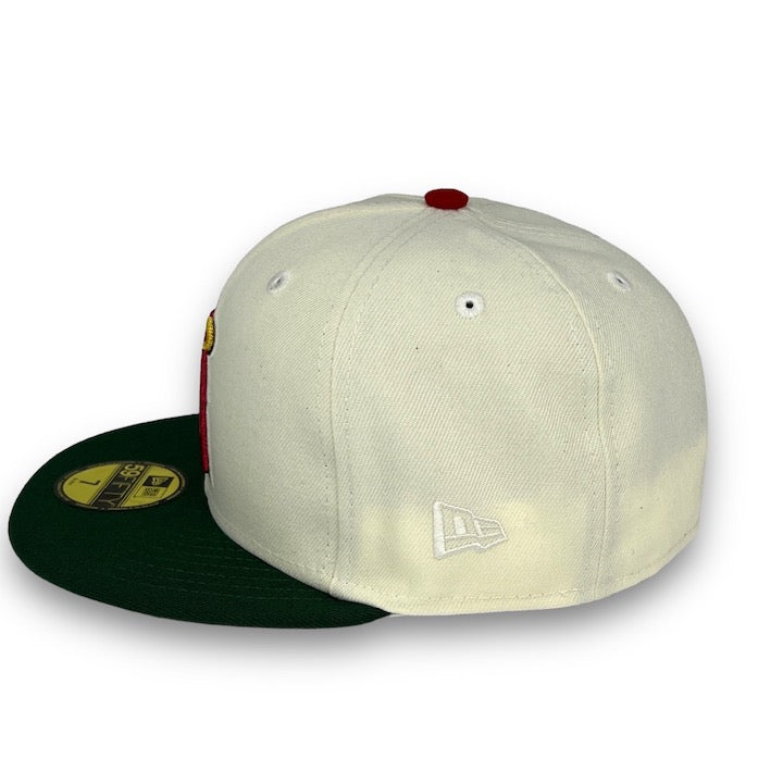 Angels 50th Anni. 59FIFTY New Era Chrome & M Green Fitted Hat Grey Bot –  USA CAP KING