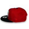Angels 50th New Era 9FIFTY Red & Black Snapback Hat
