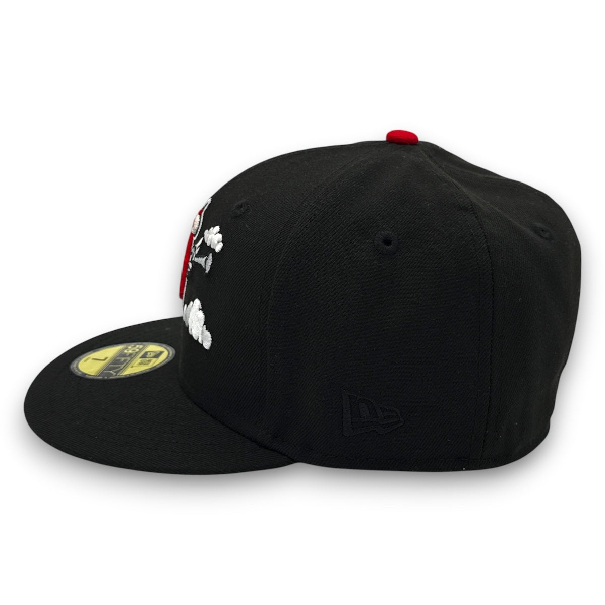 Angels Cartoon Series 59FIFTY New Era Black Hat Red UV
