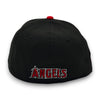 Angels Cartoon Series 59FIFTY New Era Black Hat Red UV