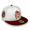 Astros 40th 59FIFTY New Era White & H Red Hat