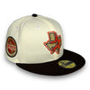 Astros 45th 59FIFTY New Era Off White & Brown Hat