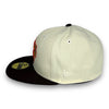 Astros 45th 59FIFTY New Era Off White & Brown Hat