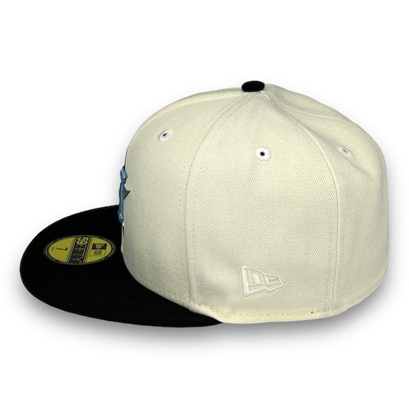 Astros 50th New Era 59FIFTY Off White & Black Fitted Hat