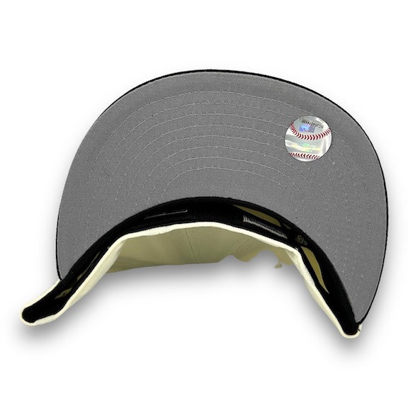 Astros 50th New Era 59FIFTY Off White & Black Fitted Hat