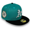 Athletics 73 WS 59FIFTY New Era N Green & Black Hat