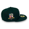 Athletics R. Clemente 59FIFTY New Era Green Fitted Hat Grey Bottom