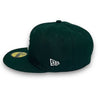 Athletics R. Clemente 59FIFTY New Era Green Fitted Hat Grey Bottom