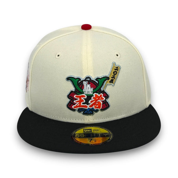 LA Dodgers Tokyo Series 59FIFTY New Era Chrome Hat Green UV