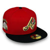 Atlanta Braves 00 ASG 59FIFTY New Era Red & Black Hat